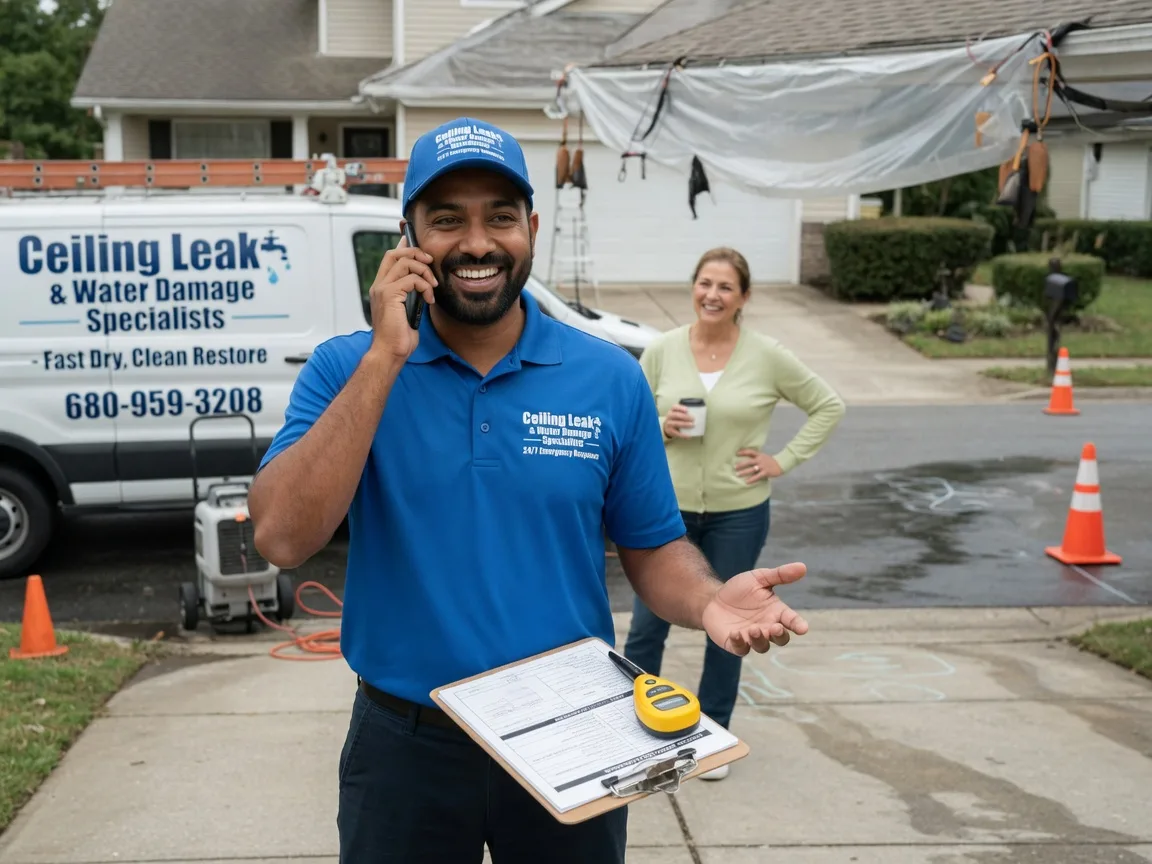 Ceiling Leak Cleanup Simpson, NC FAQs